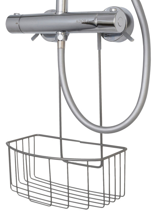 Duschhylla Hängande Mattgrå Geyser